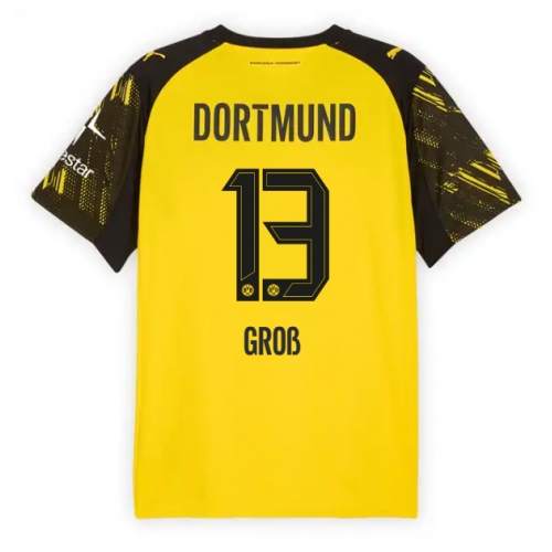 Billige Fotballdrakt Borussia Dortmund Pascal Gross #13 Replika Hjemmedrakt 2025-26 Kortermet Billige Fotballdrakt Borussia Dortmund Pascal Gross #13 Replika Hjemmedrakt 2025-26 Kortermet